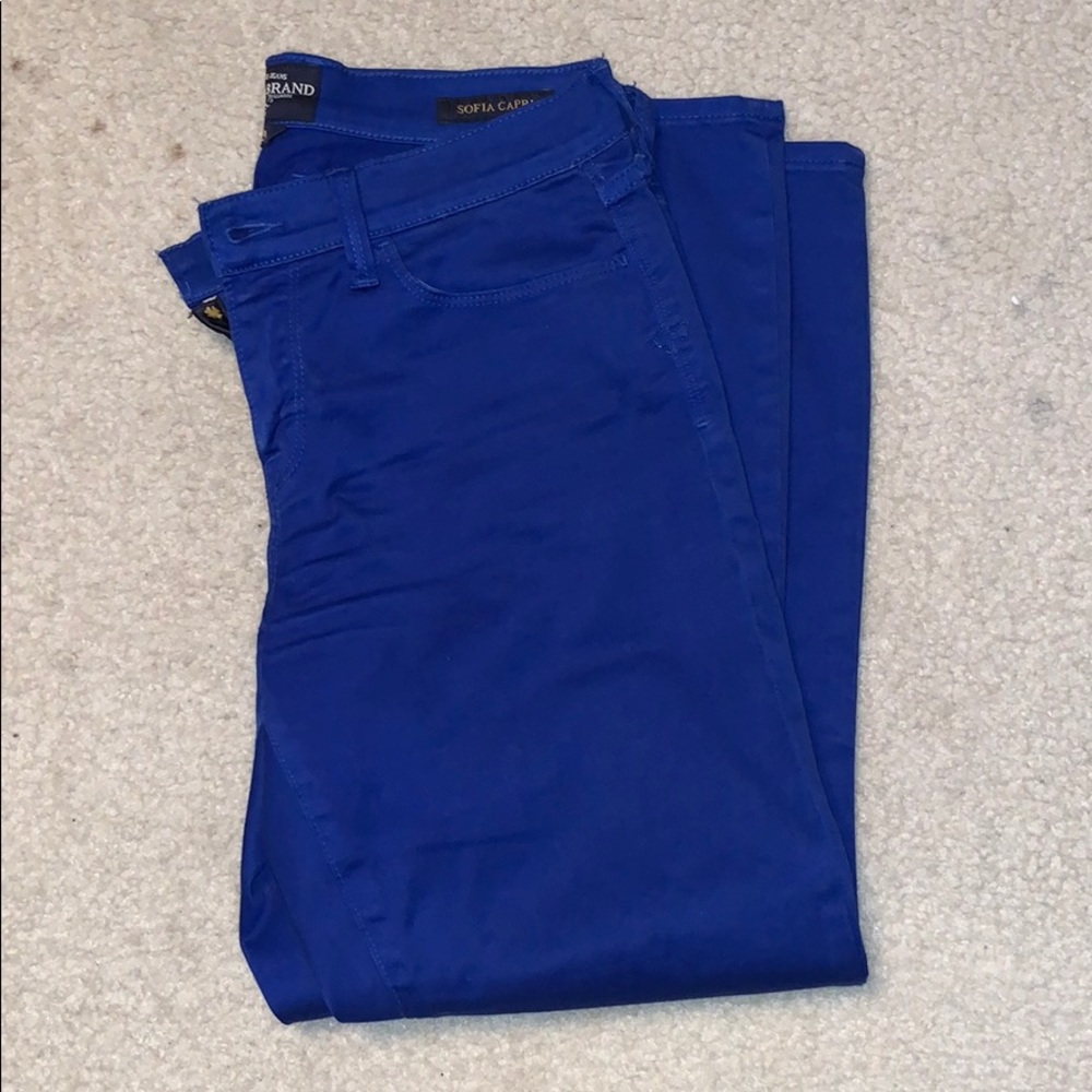 Lucky Brand Sofia Capri Blue Jeans